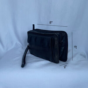 Colorado Vintage Leather Wristlet